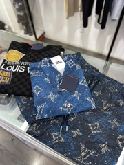 ÁO SƠ MI LOUIS VUITTON MONOGRAM (BLUE)