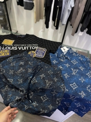 ÁO SƠ MI LOUIS VUITTON MONOGRAM (BLUE)