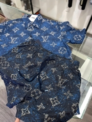 ÁO SƠ MI LOUIS VUITTON MONOGRAM (BLUE)