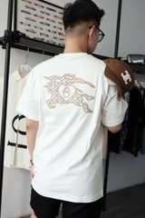 ÁO THUN BURBERRY BBR CHECK EKD COTTON (WHITE)