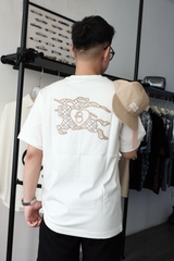 ÁO THUN BURBERRY BBR CHECK EKD COTTON (WHITE)