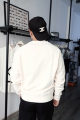 ÁO SWEATER AMI PARIS CREW-NECK WOOL (CREAM)