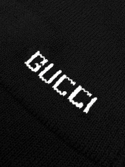 ÁO POLO GUCCI FINE WOOL KNIT (BLACK)