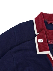 ÁO POLO GUCCI MOTIF (NAVY)