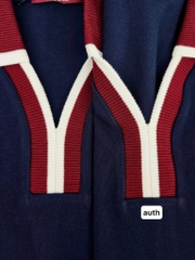 ÁO POLO GUCCI MOTIF (NAVY)