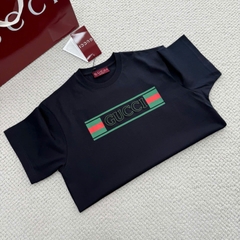 ÁO THUN GUCCI COTTON JERSEY WITH PRINT (BLACK)
