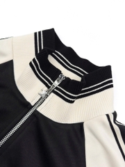 ÁO KHOÁC CELINE TRIOMPHE STRIPED TECH (BLACK)