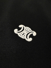 ÁO KHOÁC CELINE TRIOMPHE STRIPED TECH (BLACK)