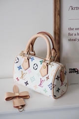 Túi  LOUIS VUITTON Nano Speedy (white)