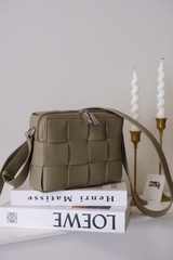 TÚI BOTTEGA VENETA CASSETTE CAMERA ‘TAUPE’