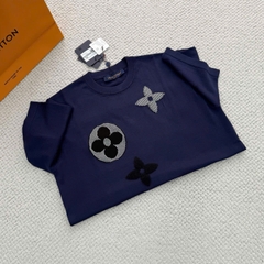 ÁO THUN LOUIS VUITTON BIG MONOGRAM (NAVY)