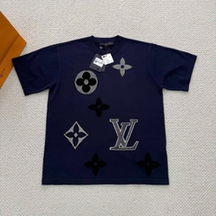 ÁO THUN LOUIS VUITTON BIG MONOGRAM (NAVY)