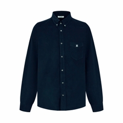 SƠ MI CELINE POCKET IN CORDUROY (BLUE LIGHT)