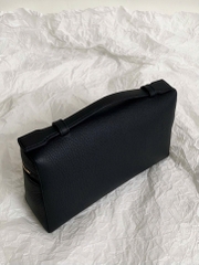 TÚI LORO PIANA EXTRA POCKET L19 GRAINED CALFSKIN (Black)