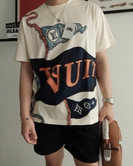 ÁO THUN LOUIS VUITTON GRAPHIC INTARSIA (BIEGE)