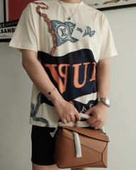 ÁO THUN LOUIS VUITTON GRAPHIC INTARSIA (BIEGE)