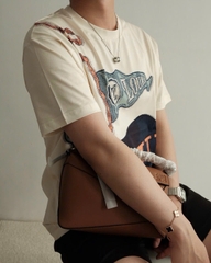 ÁO THUN LOUIS VUITTON GRAPHIC INTARSIA (BIEGE)
