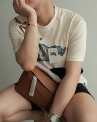 ÁO THUN LOUIS VUITTON GRAPHIC INTARSIA (BIEGE)