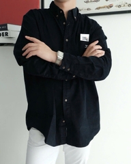 SƠ MI CELINE POCKET IN CORDUROY (BLUE LIGHT)