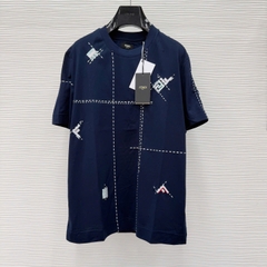 ÁO THUN FENDI CHECK (DARK BLUE)