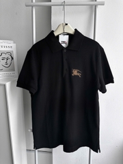 ÁO POLO BURBERRY EQUESTRIAN GOLD KNIGHT (BLACK)