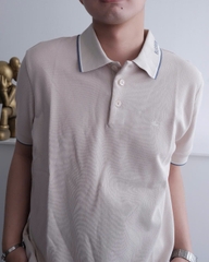 ÁO POLO BURBERRY BBR LOGO COLLAR (BEIGE)