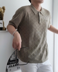 ÁO POLO LOUIS VUITTON POINTELLE MONOGRAM (GREEN)
