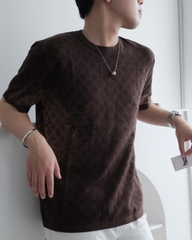 ÁO THUN LOUIS VUITTON LV DAMIER (BROWNIE)