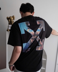 ÁO THUN OFF WHITE BABER SKATE ( BLACK)