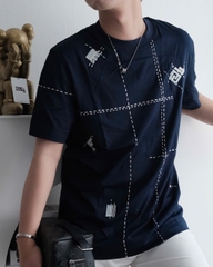 ÁO THUN FENDI CHECK (DARK BLUE)