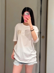 ÁO THUN LOEWE BOXY ANAGRAM LOGO (WHITE)