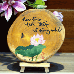 Tranh Thư Pháp gỗ size nhỏ