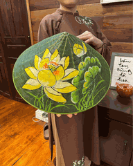 NÓN LÁ SEN VẼ TAY THỦ CÔNG