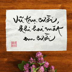 Thư Pháp Gốc Tiếng Việt 20x30