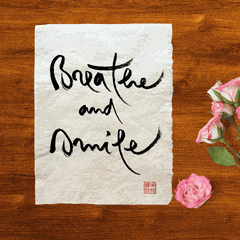 Thư Pháp gốc Tiếng Anh 30x40