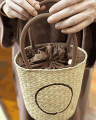 GIỎ LÁT VẼ TAY THỦ CÔNG