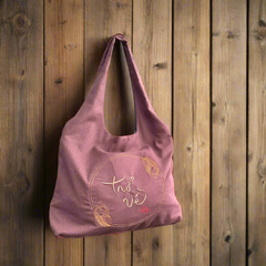 TÚI LINEN THÊU THƯ PHÁP