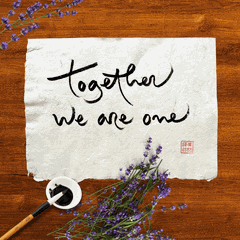 Thư Pháp gốc Tiếng Anh 30x40