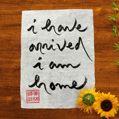 Thư Pháp gốc Tiếng Anh 15x20cm