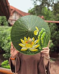 NÓN LÁ SEN VẼ TAY THỦ CÔNG