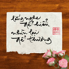 Thư Pháp gốc Tiếng Việt 15x20