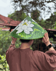 NÓN LÁ SEN VẼ TAY THỦ CÔNG