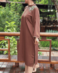 BỘ ÁO DÀI NẺO VỀ CỦA Ý - VẼ TAY THỦ CÔNG