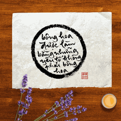 Thư Pháp gốc Tiếng Việt 30x40