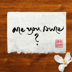 Thư Pháp gốc Tiếng Anh 15x20cm