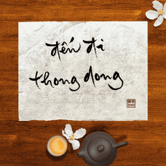 Thư Pháp gốc Tiếng Việt 30x40