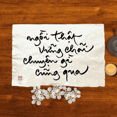 Thư Pháp gốc Tiếng Việt và Tiếng Anh 40x60
