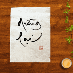 Thư Pháp gốc Tiếng Việt 30x40