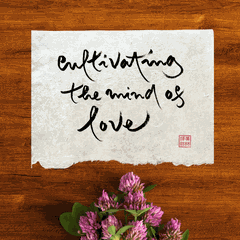 Thư Pháp gốc Tiếng Anh 30x40