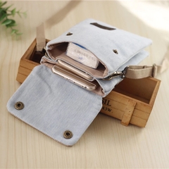 TÚI CANVAS ĐEO CHÉO 2 NGĂN VẼ TAY THỦ CÔNG